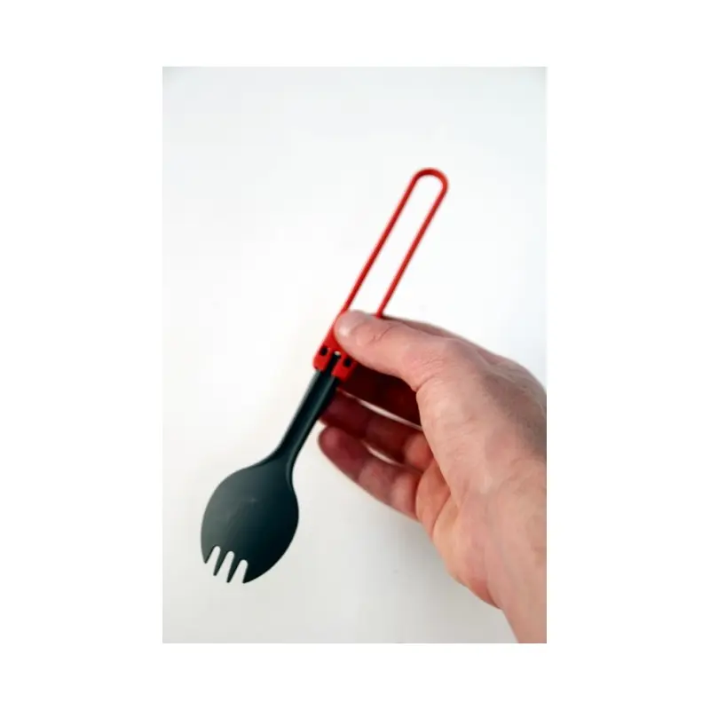 Cuillère-fourchette pliable (rouge) – Msr