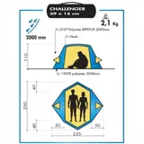Tenda de caminhada leve Challenger – Wilsa