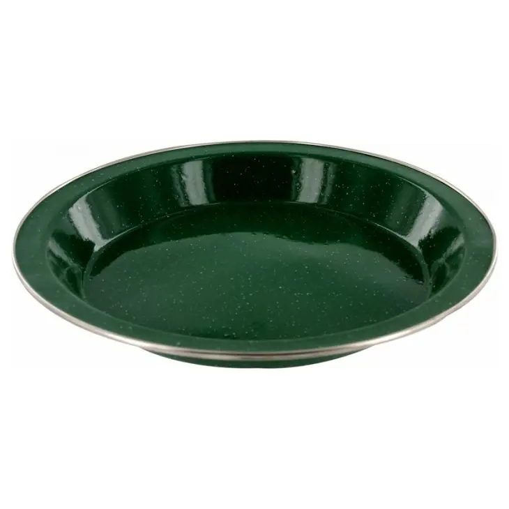 Plato esmaltado de lujo de 25 cm – Highlander – VERDE