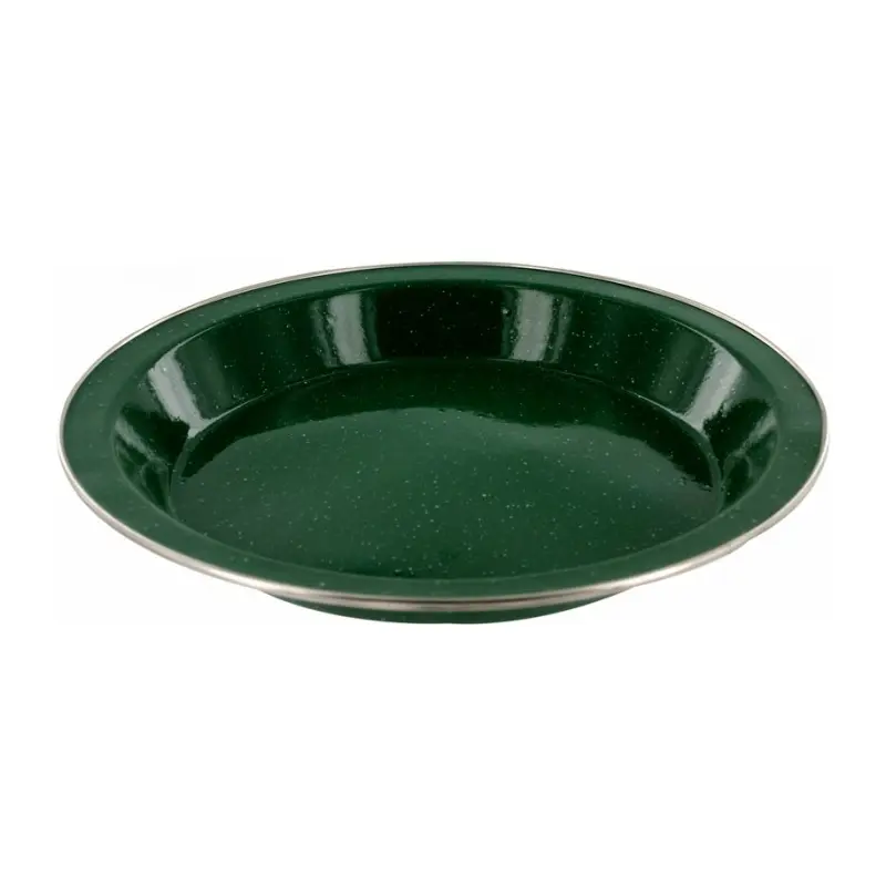 Plato esmaltado de lujo de 25 cm – Highlander – VERDE