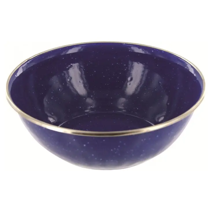 Bol de acero esmaltado de 15,5 cm Bol esmaltado de lujo – Highlander – AZUL