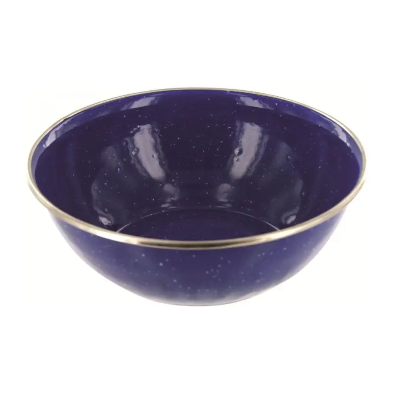 Bol de acero esmaltado de 15,5 cm Bol esmaltado de lujo – Highlander – AZUL