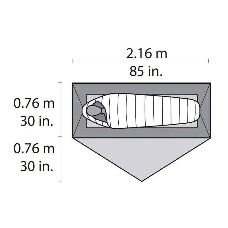 Tenda leve de caminhada Hubba NX – MSR
