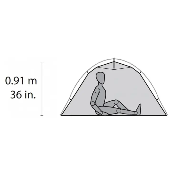 Tenda leve de caminhada Hubba NX – MSR