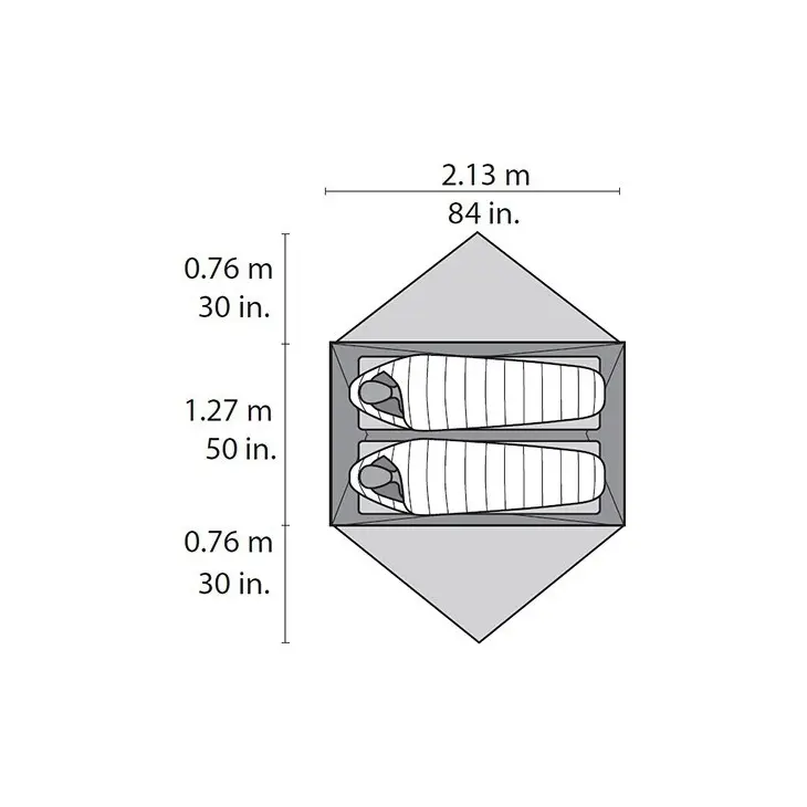 Tenda leve de caminhada Hubba Hubba NX – MSR