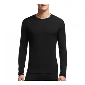 T-shirt para homem Merino 200 Oasis LS Crewe – Icebreaker – PRETO